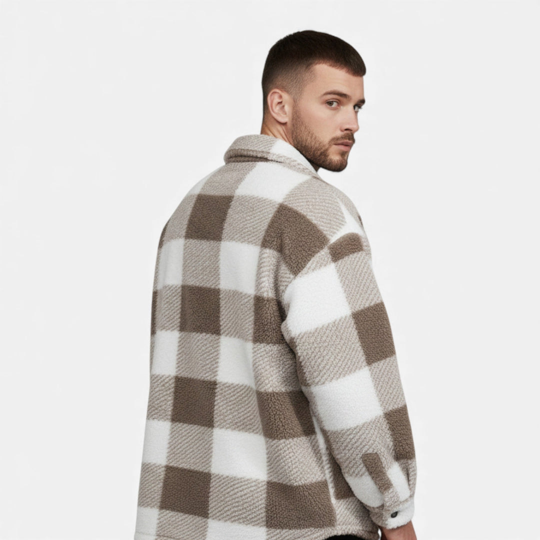 Luxurious Velvet-Soft Men's Fur Jacket