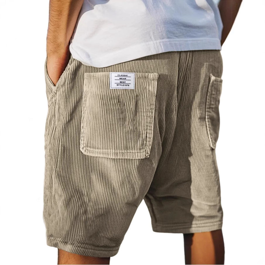 Elegant Men's Velvet Shorts