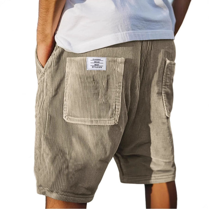 Elegant Men's Velvet Shorts