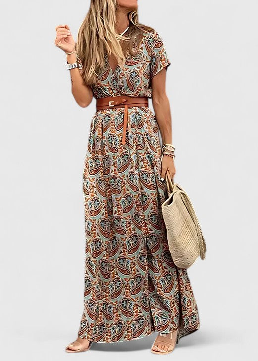 Sophisticated Bohemian Women's Maxi Dress