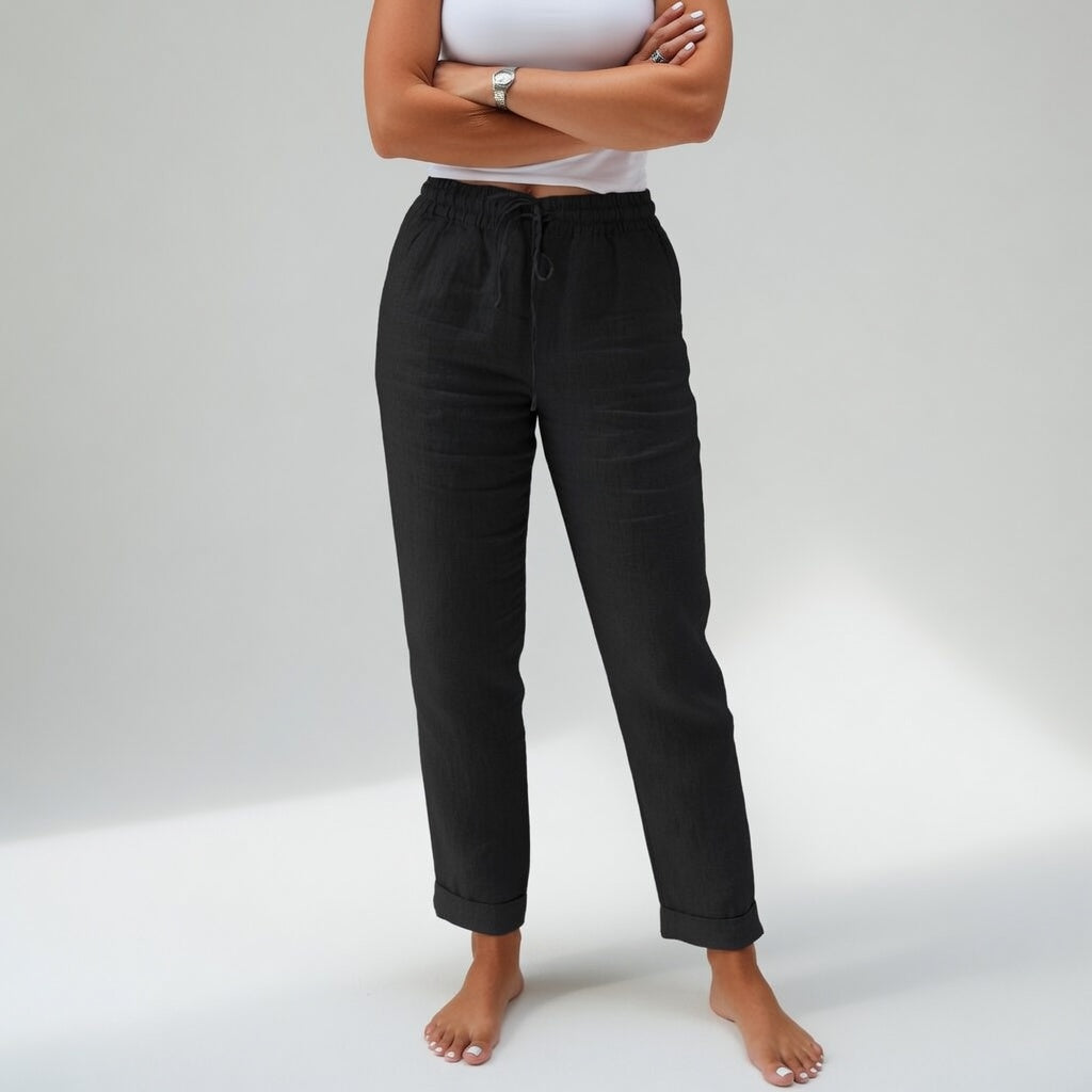 Comfortable Cotton Women Relaxed Trousers