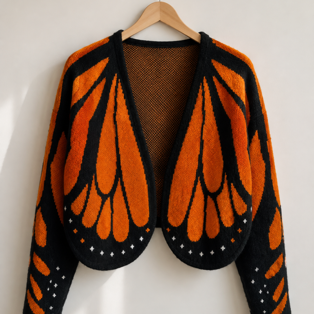 Stylish Butterfly Women's Cardigan