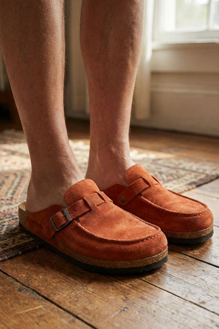 Comfortable Ergonomic Women's Clogs with Buckle