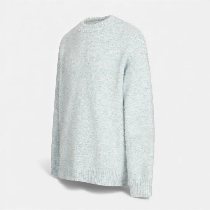Classic Wool-Effect Men's Crew Neck Sweater