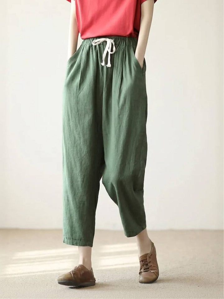 Comfortable Women Drawstring Waist Pants