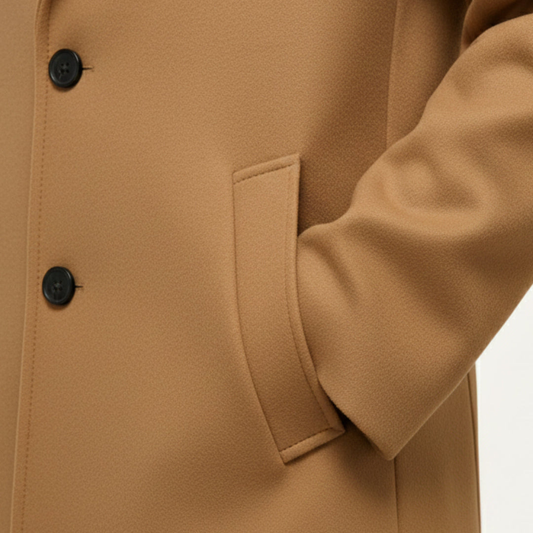 Classic Cotton Winter Men's Overcoat