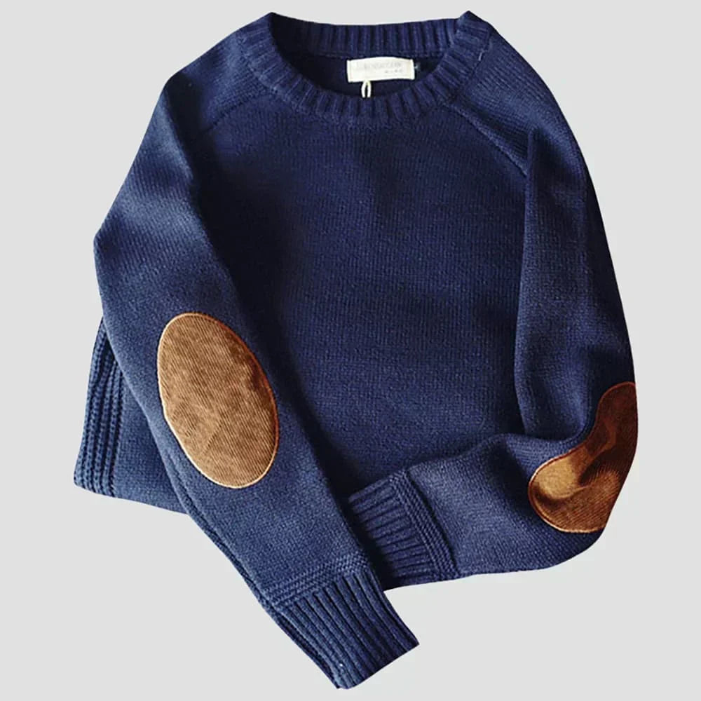 Classic Men's Alpine Sweater - Warm Knit Pullover for Winter