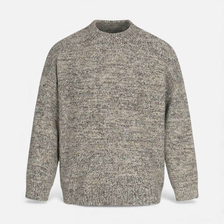 Classic Wool-Effect Men's Crew Neck Sweater
