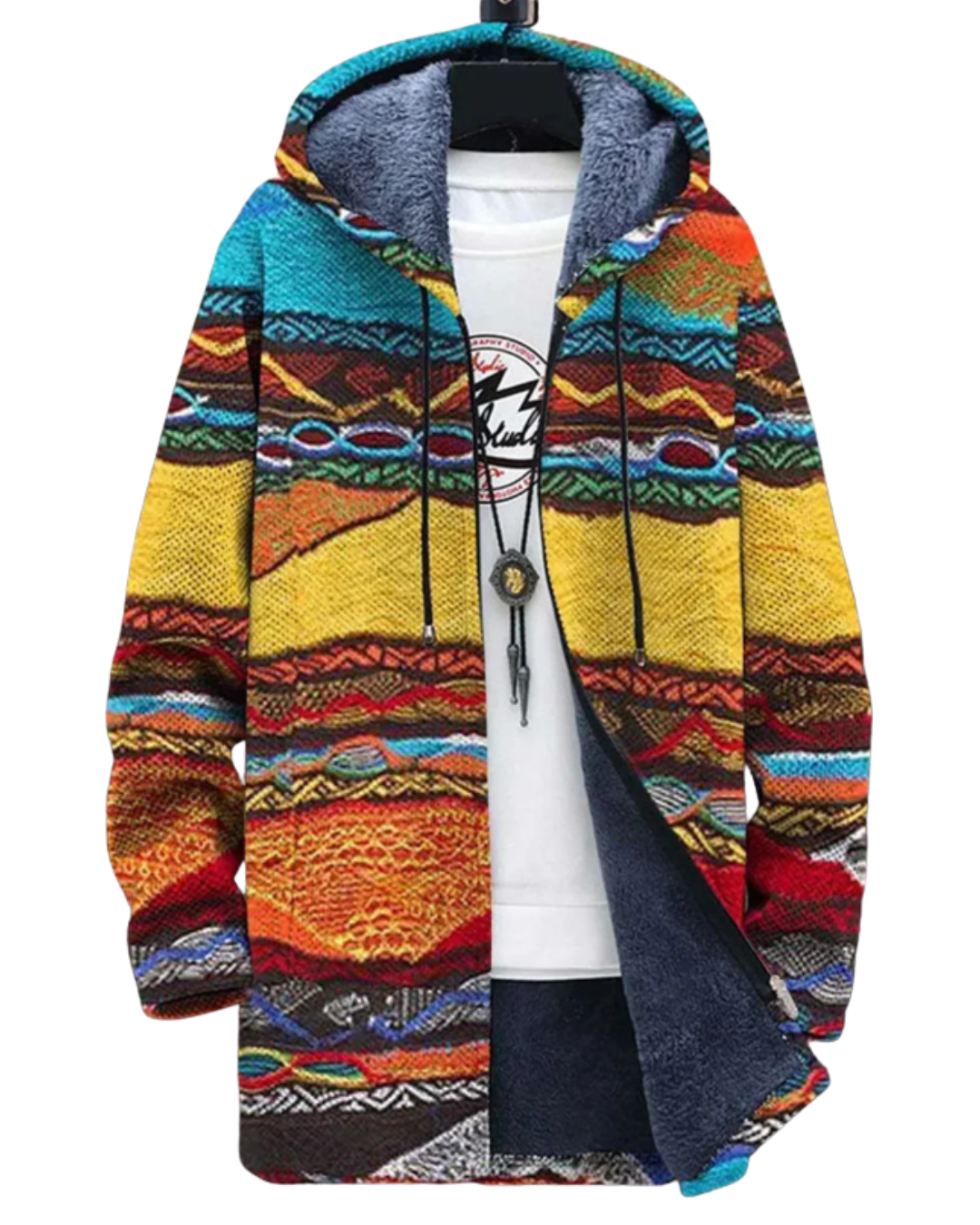 Luxurious Hand-Knitted Men's Cardigan