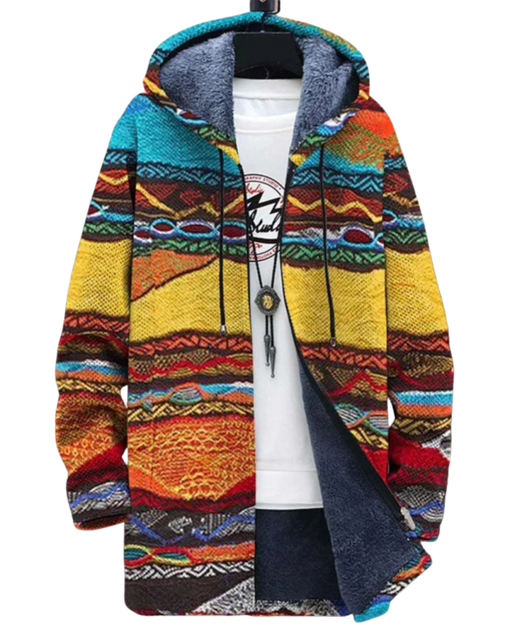 Luxurious Hand-Knitted Men's Cardigan