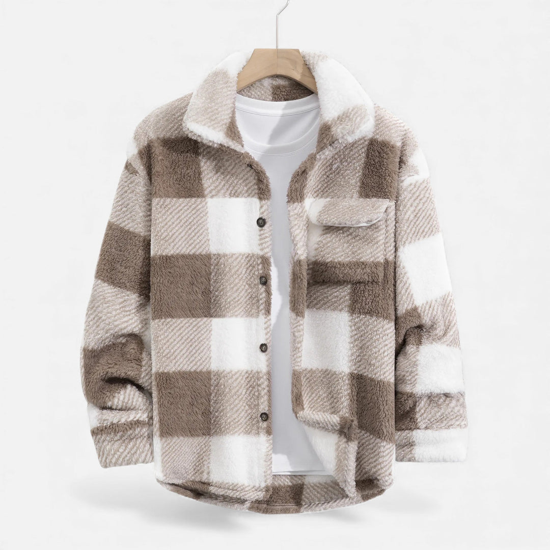 Luxurious Velvet-Soft Men's Fur Jacket