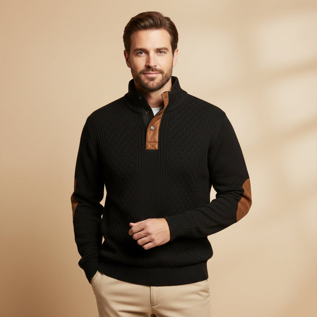 Vintage Cable-Knit Men's Sweater