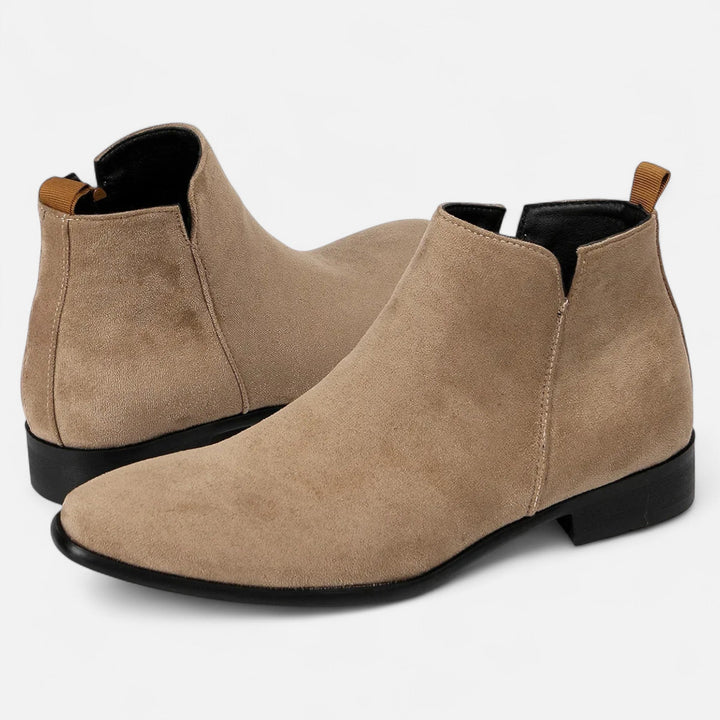 Elegant Square Toe Chelsea Boots for Men