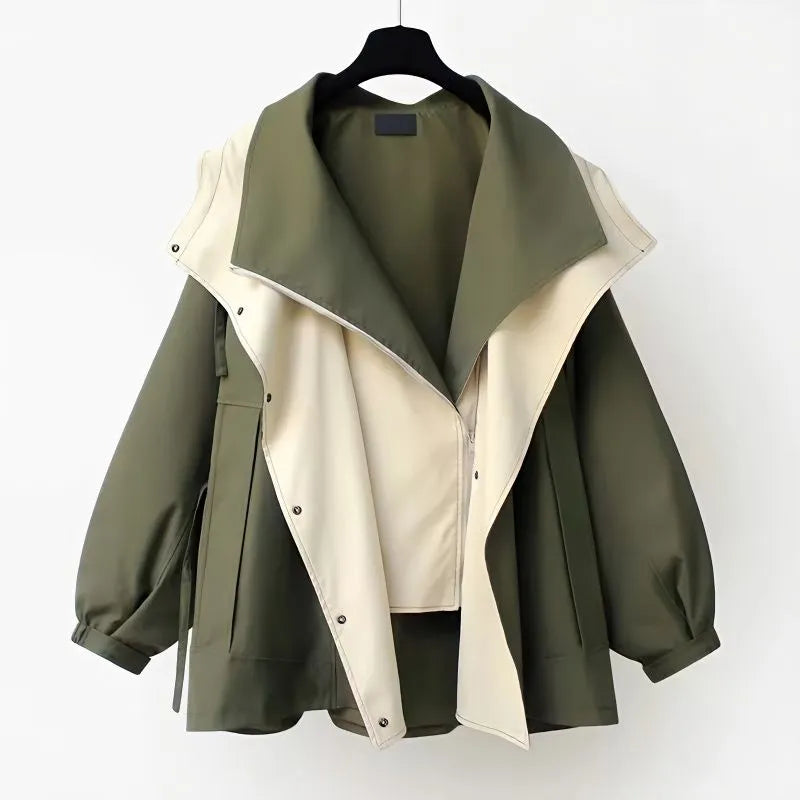 Elegant Weather-Resistant Windproof Women's Jacket