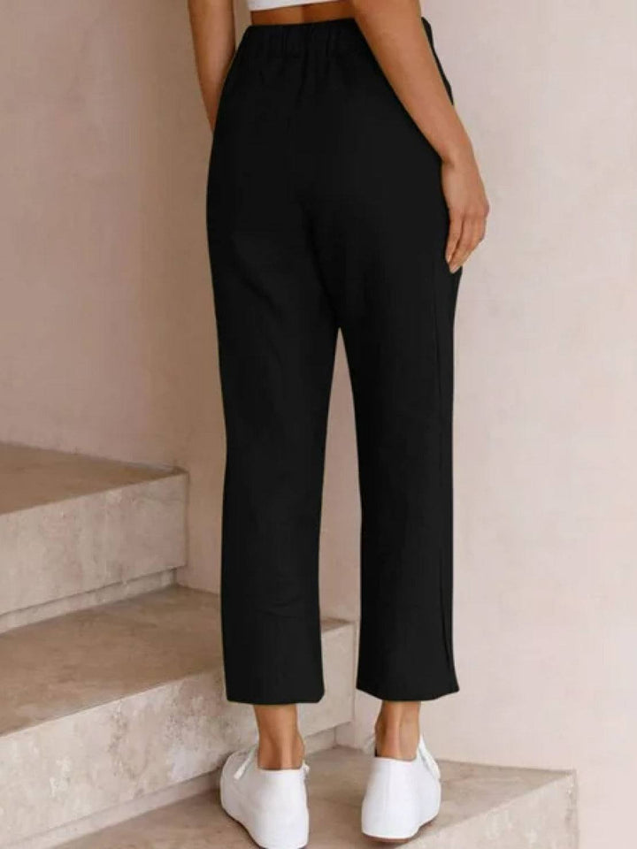 Comfortable Women Drawstring Waist Pants