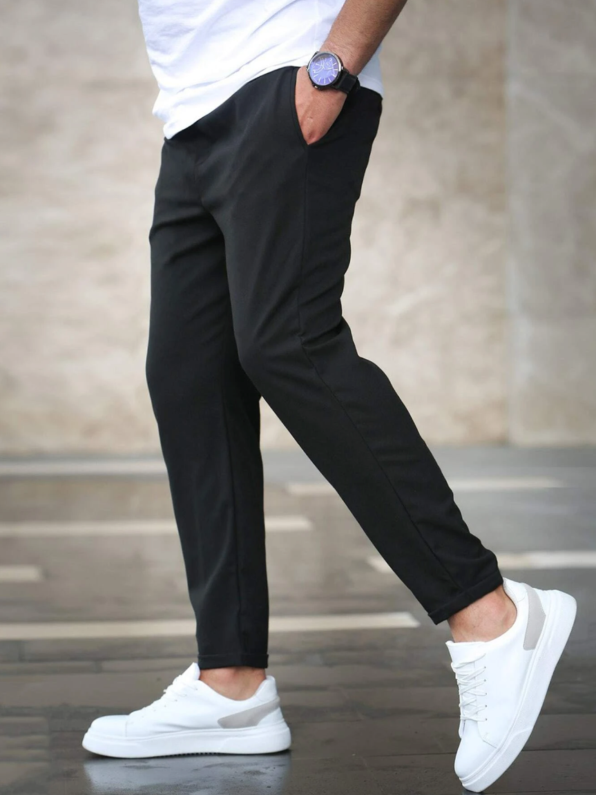 Men's Slim-Fit Stretch Casual Pants