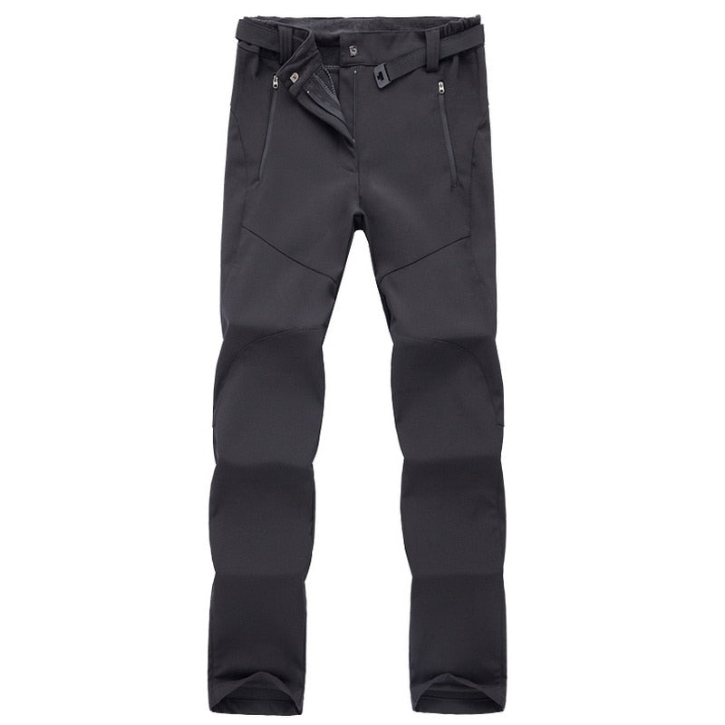 Waterproof Women's Hiking Pants with Fleece Lining - Durable Trekking Pants for Outdoor Use