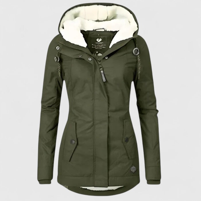 Women's Waterproof Winter Jacket with Hood