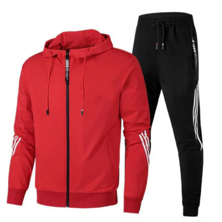 Men's 2-Piece Tracksuit - Athletic Set for Fitness and Casual Wear