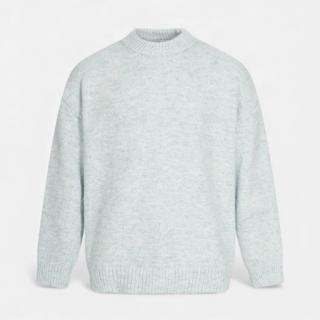 Classic Wool-Effect Men's Crew Neck Sweater