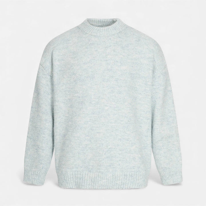 Classic Wool-Effect Men's Crew Neck Sweater