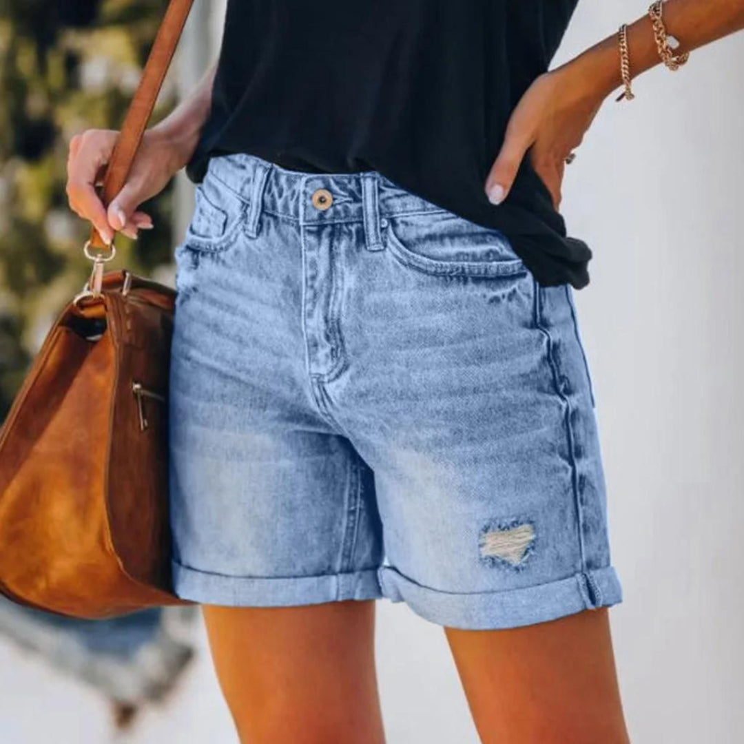 Chic High-Waist Women's Shorts