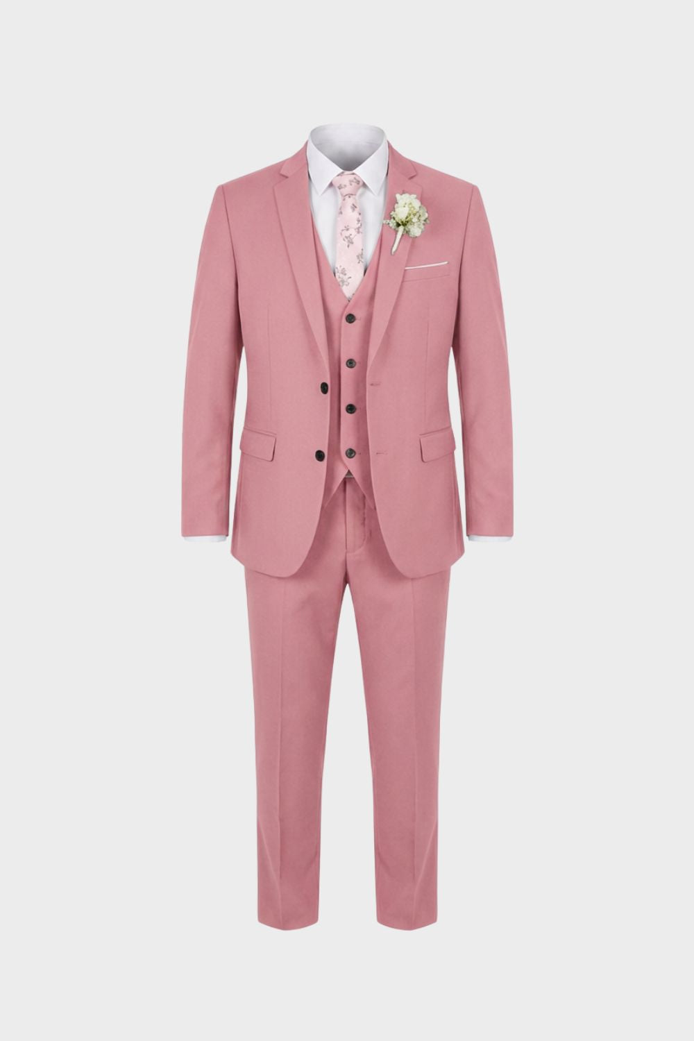 Elegant 3-Piece Men's Suit Set with Vest