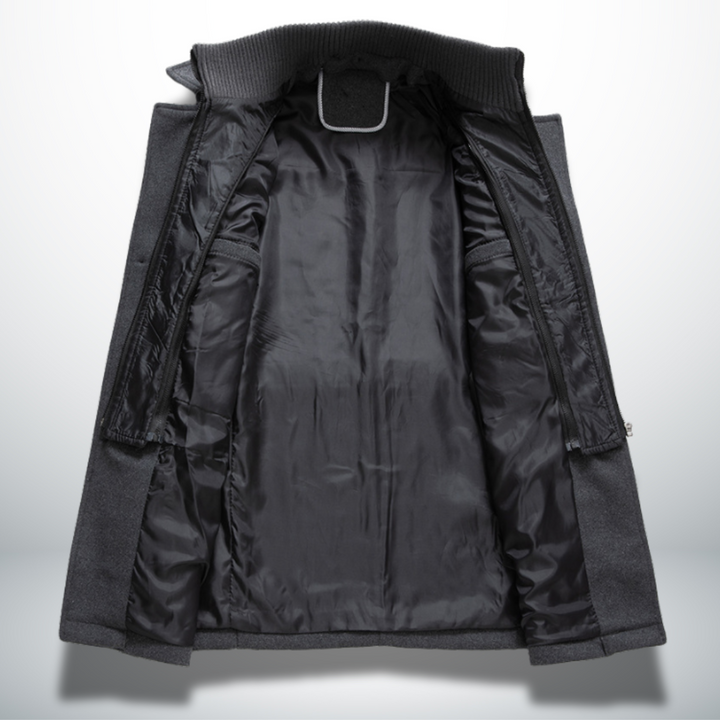 Elegant Men's Wool Winter Coat