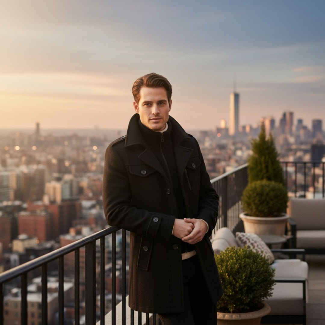 Elegant Warm Men's Winter Coat