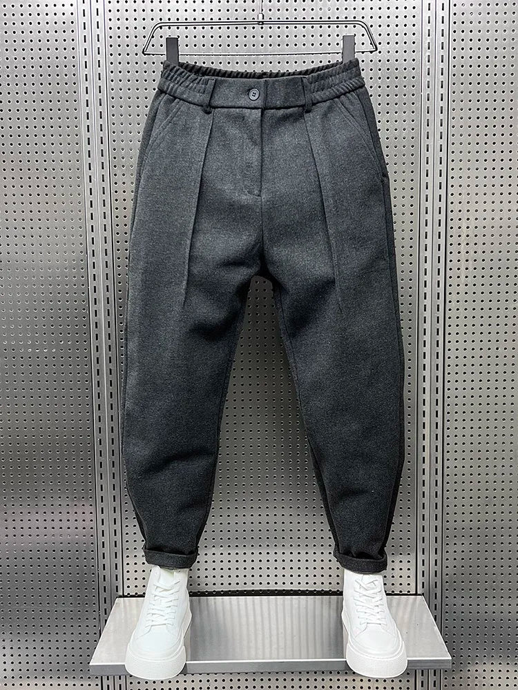 Elegant Mélange Men's Business Casual Pants