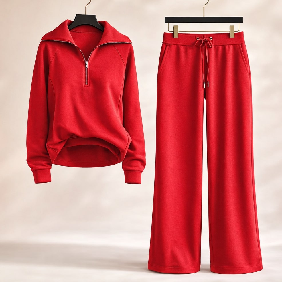 Soft Comfortable Women's Knit Lounge Set