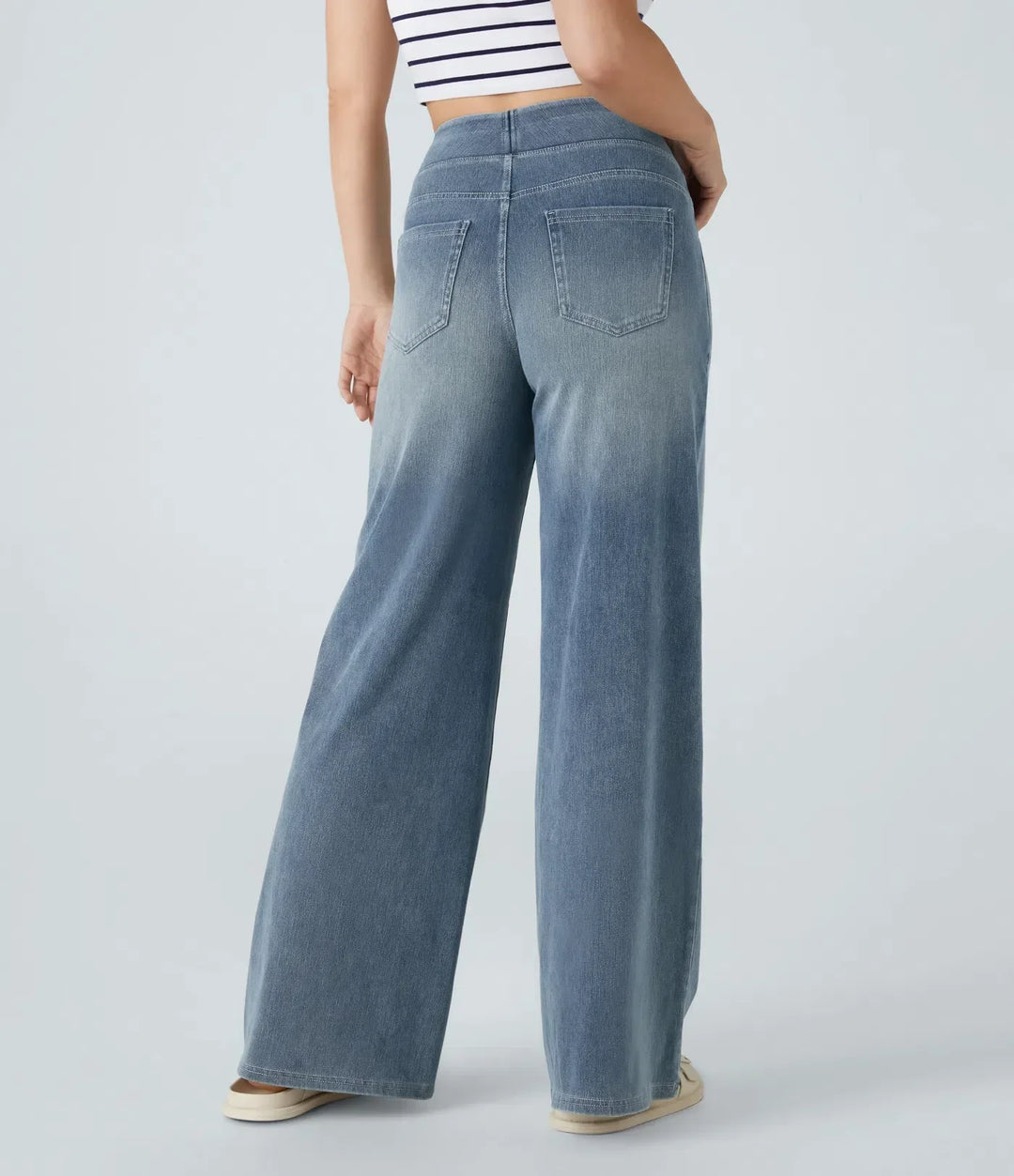 Women's High-Waist Elastic Stretch Jeans