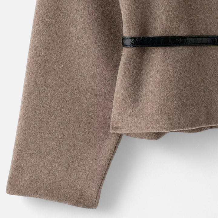Elegant Belted Wrap Sweater for Women
