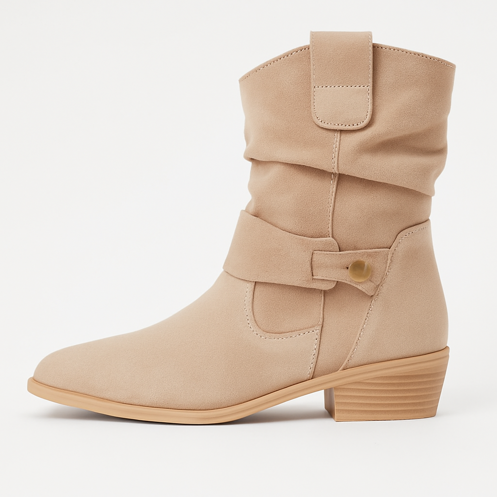 Elegant Suede Ankle Boots for Women