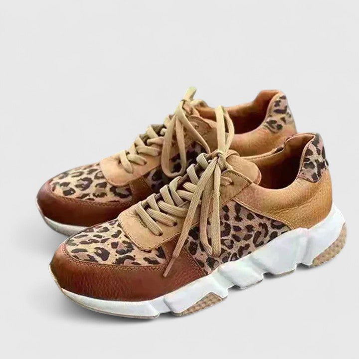 Elegant Women's Shoes with Leopard Print - Comfortable Everyday Shoes with Arch Support