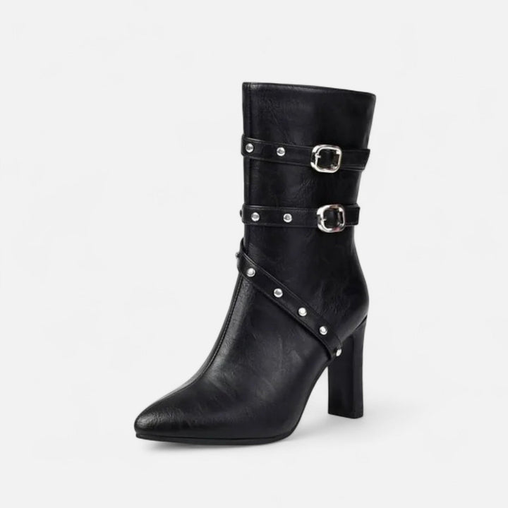 Elegant Luxurious Women's Pointed Toe Ankle Boots