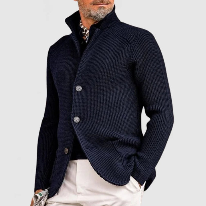 Men's Classic Button-Front Cardigan