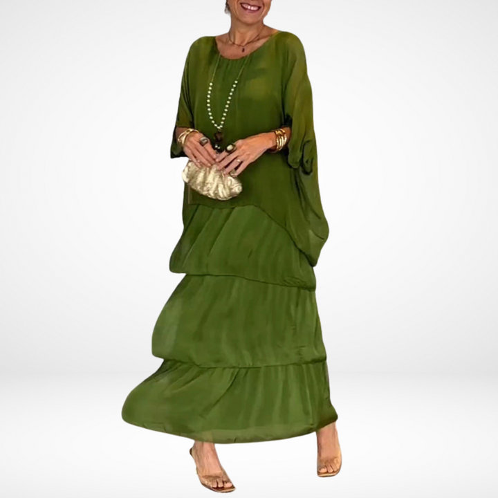 Artistic Loose Women's Maxi Dress
