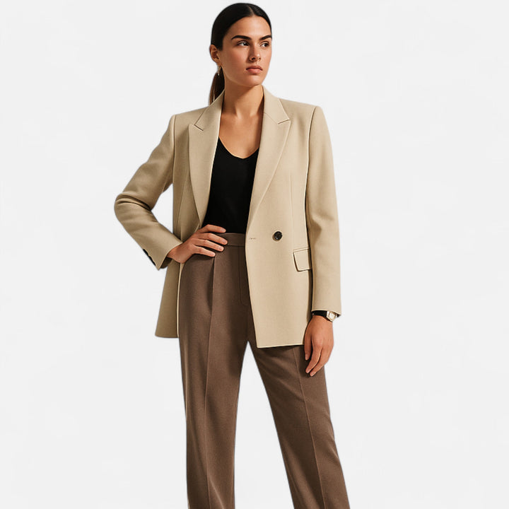 Women's Double-Breasted Vintage Blazer