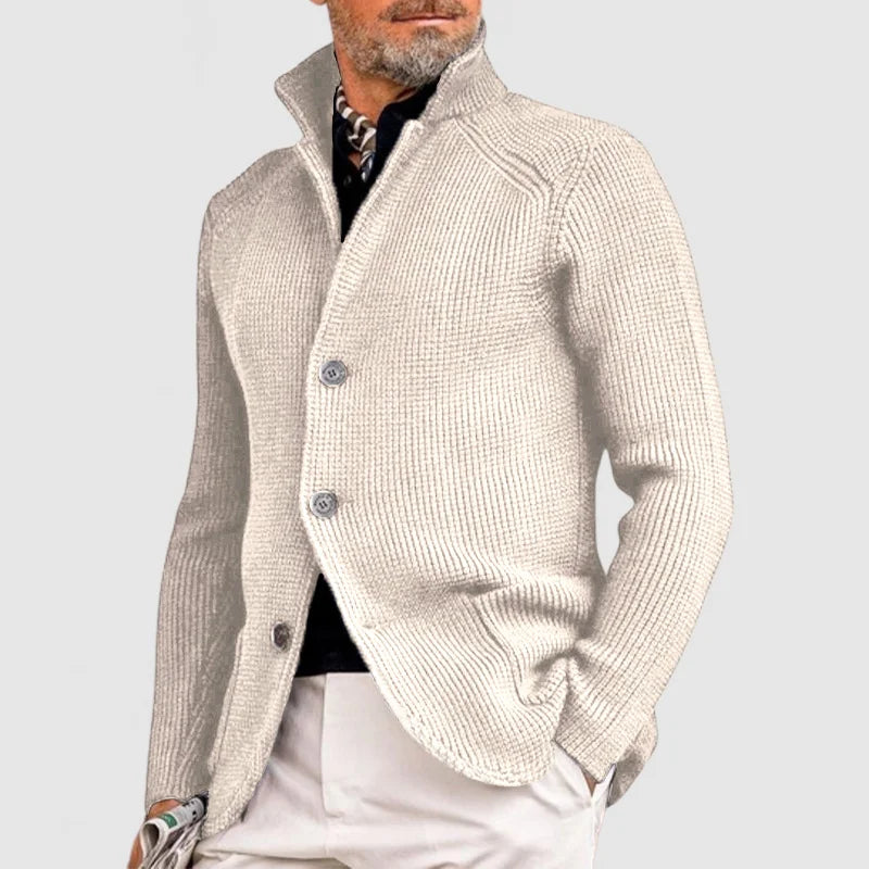 Men's Classic Button-Front Cardigan