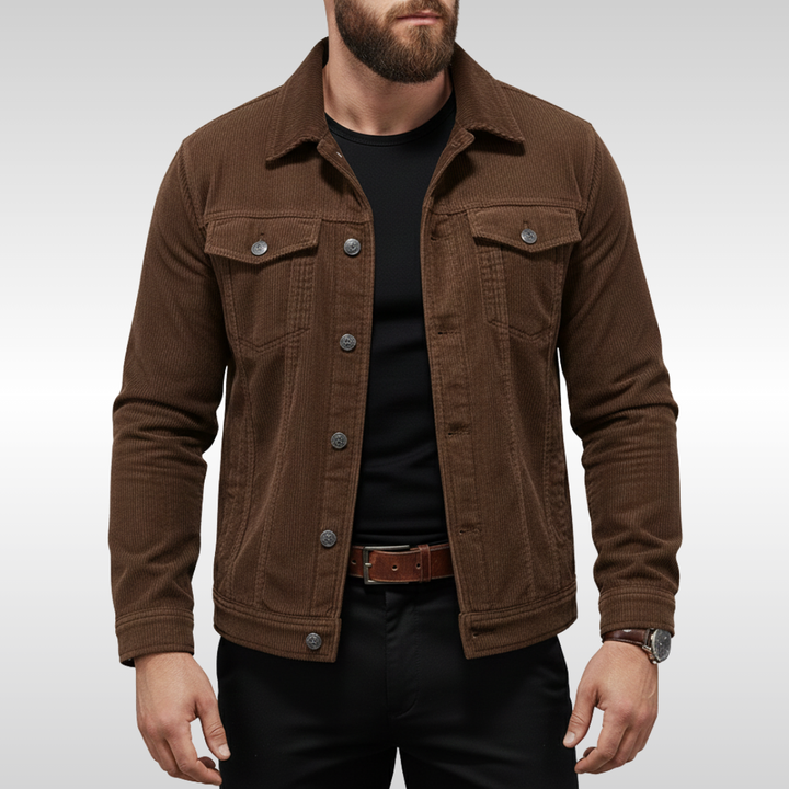 Classic Corduroy Men's Jacket with Modern Comfort