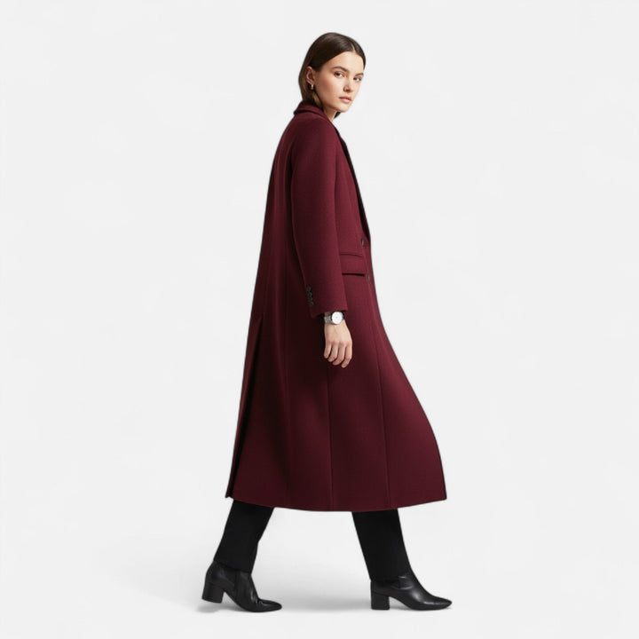 Elegant Double-Breasted Trench Coat for Women