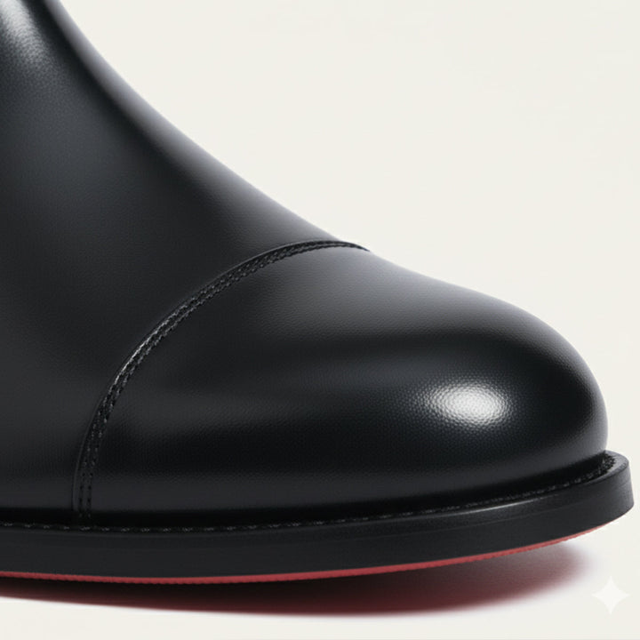 Elegant Classic Men's Faux Leather Chelsea Boots