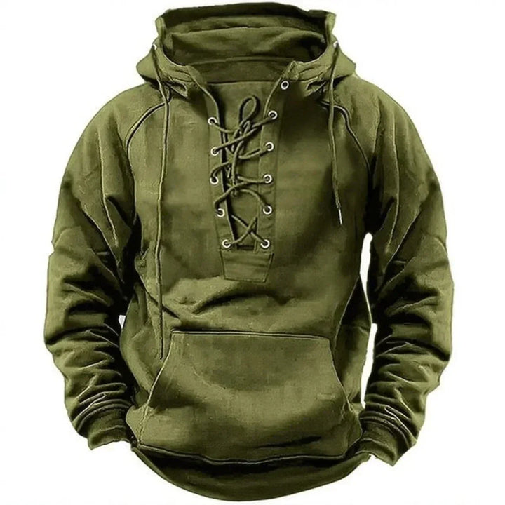 Men's Premium Fleece-Lined Hoodie - Rugged Outdoor Pullover