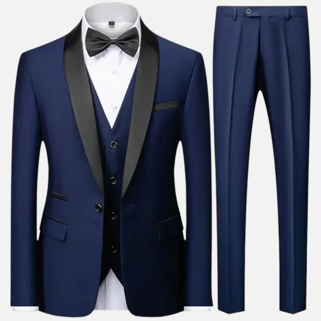 Elegant Men's Three-Piece Suit for Weddings and Formal Occasions