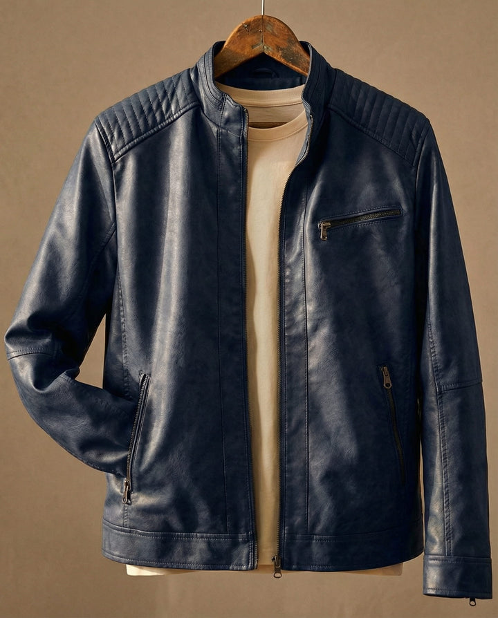 Classic Stylish Men's Leather Jacket