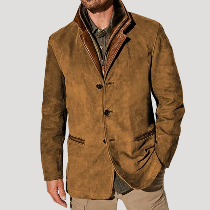 Vintage Casual Jacket for Men - Timeless Style with Modern Details