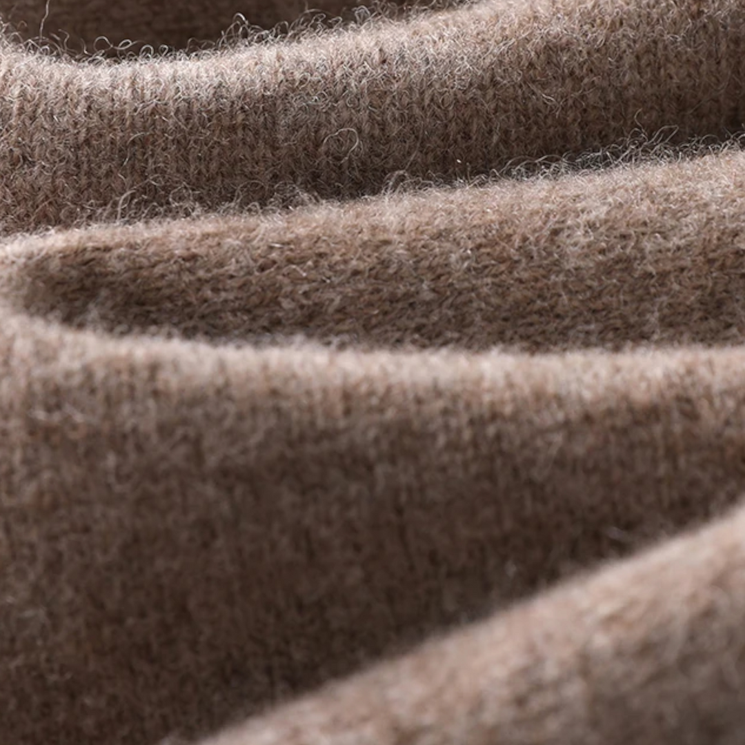 Men's Casual Crewneck Cashmere Wool Sweater