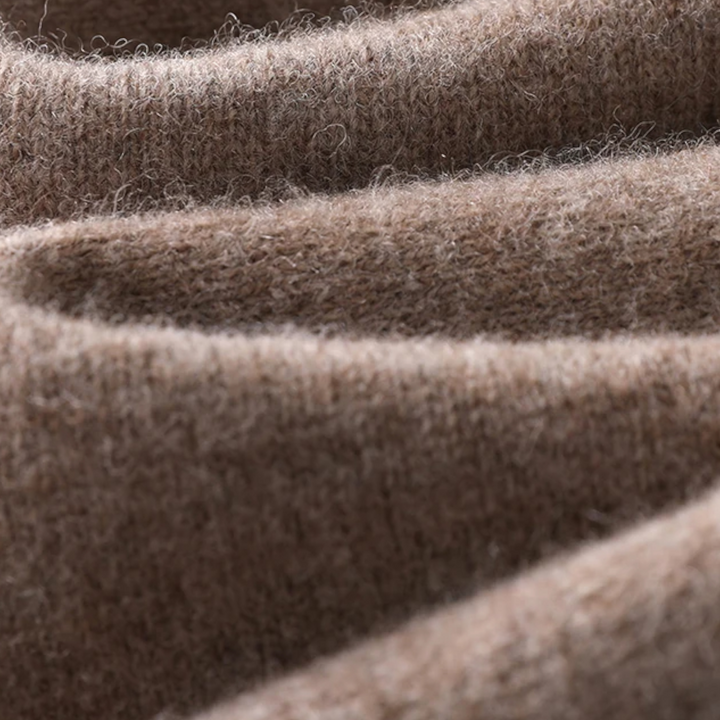 Men's Casual Crewneck Cashmere Wool Sweater