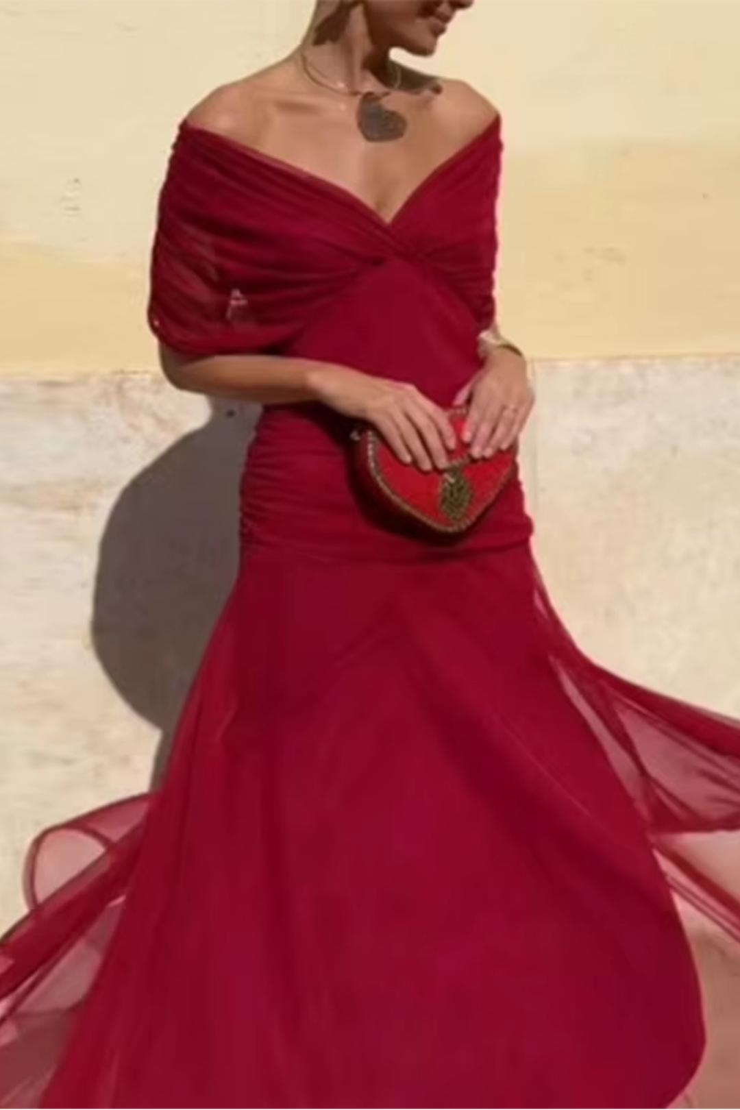 Elegant Women Maxi Wedding Guest Dress